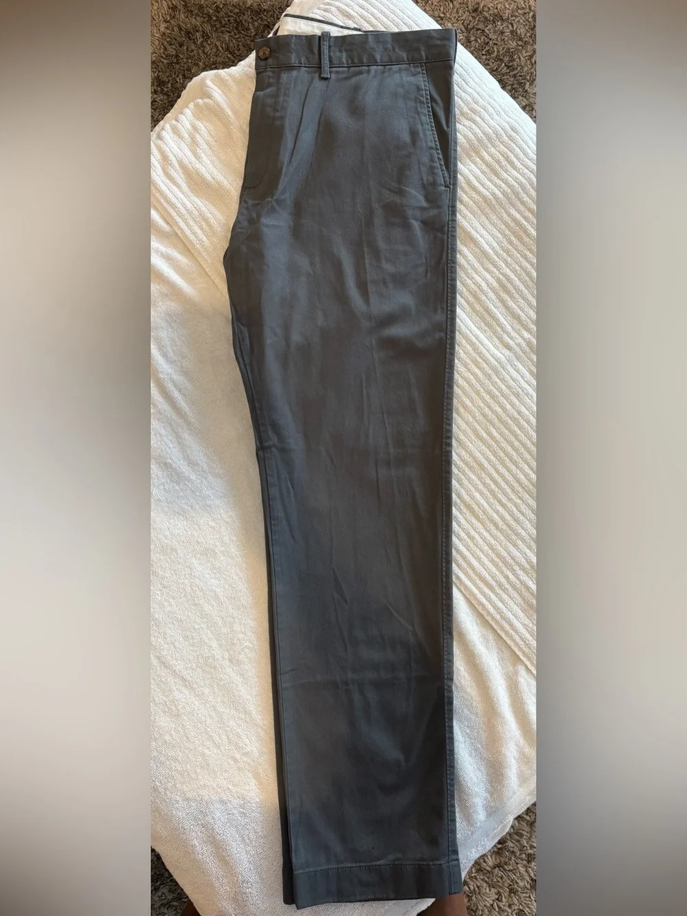 J Crew Flex Slim Fit Men’s Chino Pants 38/32 Grey